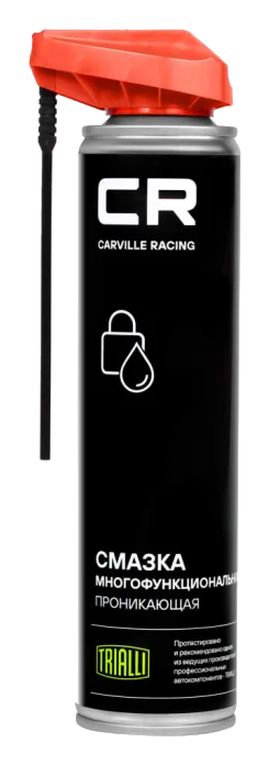 G7400540 Смазка CR проникающая многофункциональная, аэро, 360°, расп 2в1, 400ml Carville Racing